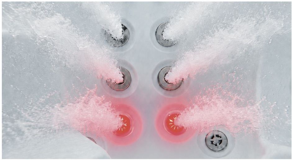 Waterwave InfraJets Detailaufnahme Dual-Spektrum Infrarotstrahler 660nm und 850nm