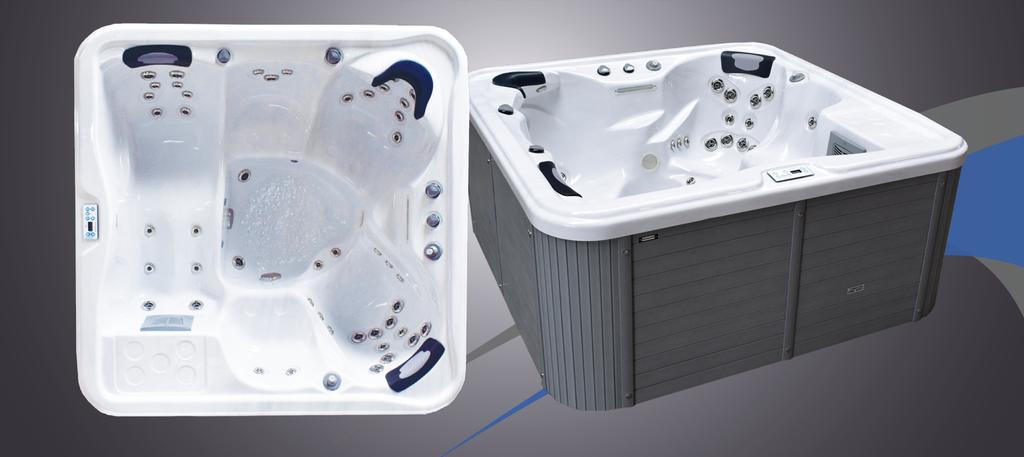 Waterwave Whirlpool Hydro-Massage und 90 Prozent Gelenkentlastung