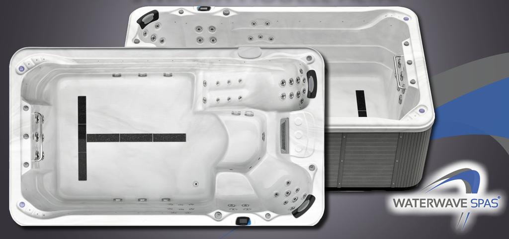 Waterwave Spas Swim Spa Altai mit Gegenstromanlage und Massagesitzen